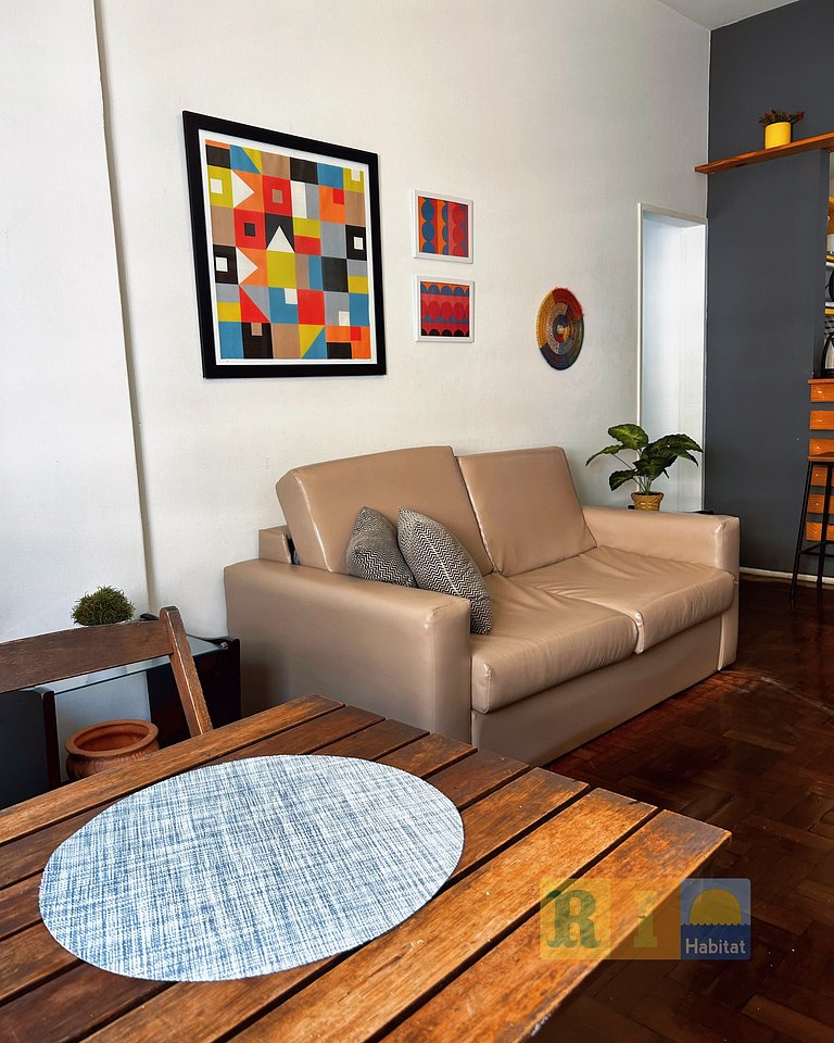 Rio Habitat Almirante 806 1min to Copacabana Beach