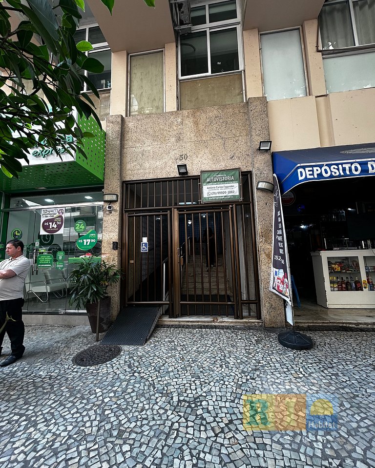 Rio Habitat Almirante 403 1min da Praia de Copa