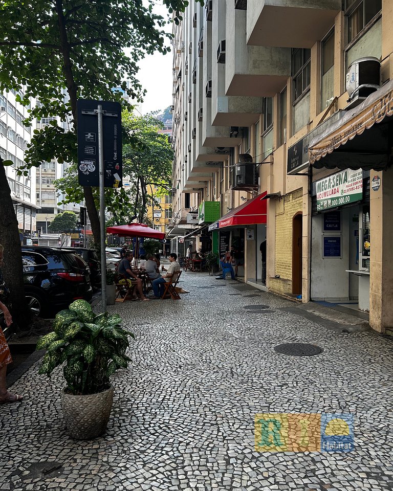 Rio Habitat Almirante 403 1min da Praia de Copa