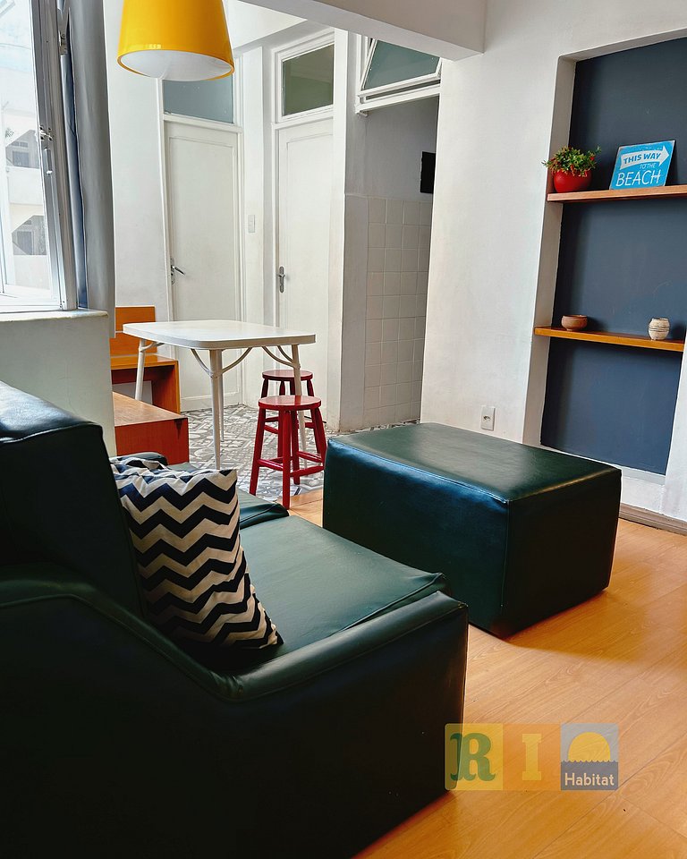 Rio Habitat Copacabana 1101 3-Bed 1min to Beach
