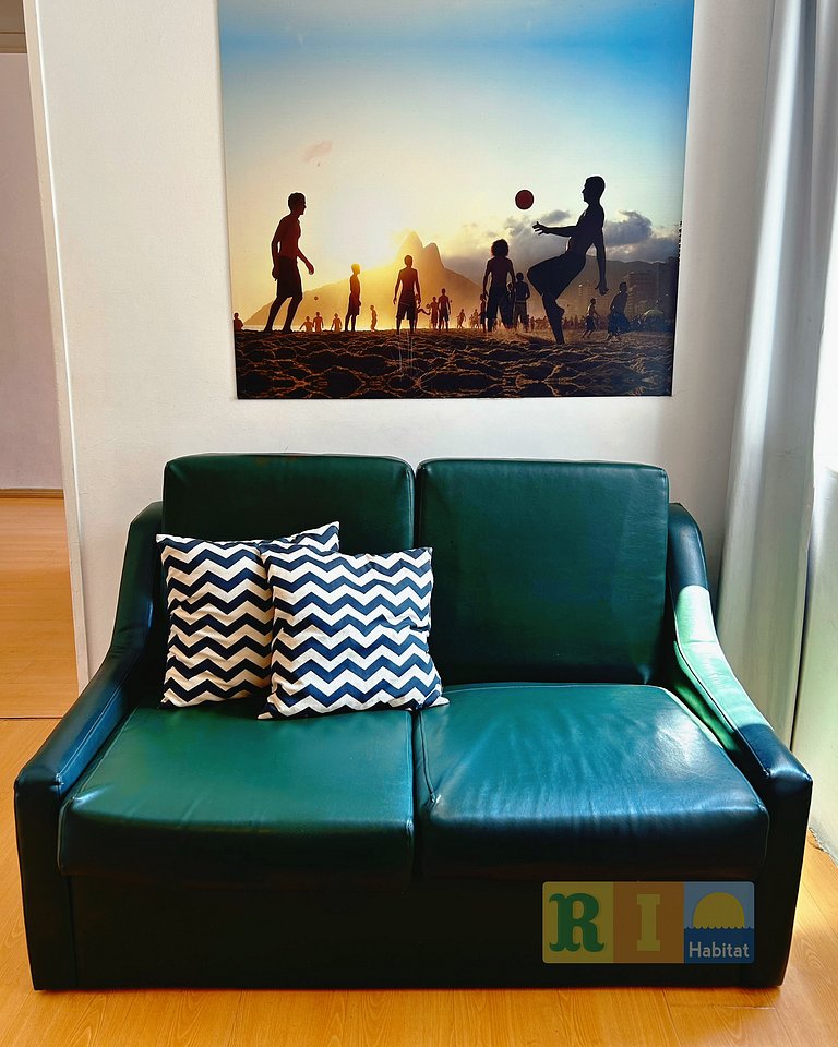 Rio Habitat Copacabana 1101 3-Bed 1min to Beach