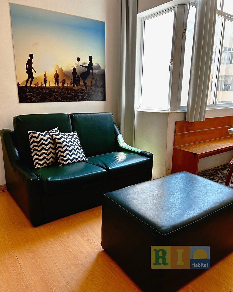 Rio Habitat Copacabana 1101 3-Bed 1min to Beach