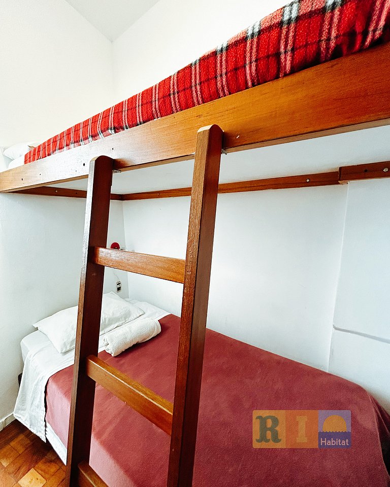 Rio Habitat Copacabana 1101 3-Bed 1min to Beach