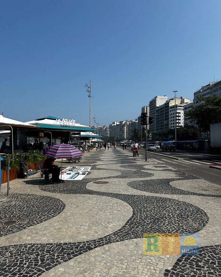 Rio Habitat Almirante 403 1min da Praia de Copa
