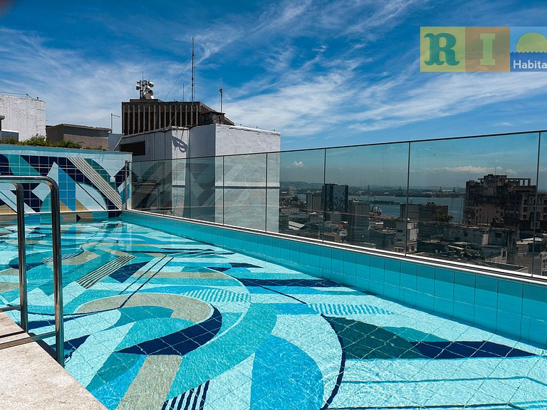 Estúdio sofisticado no centro do Rio