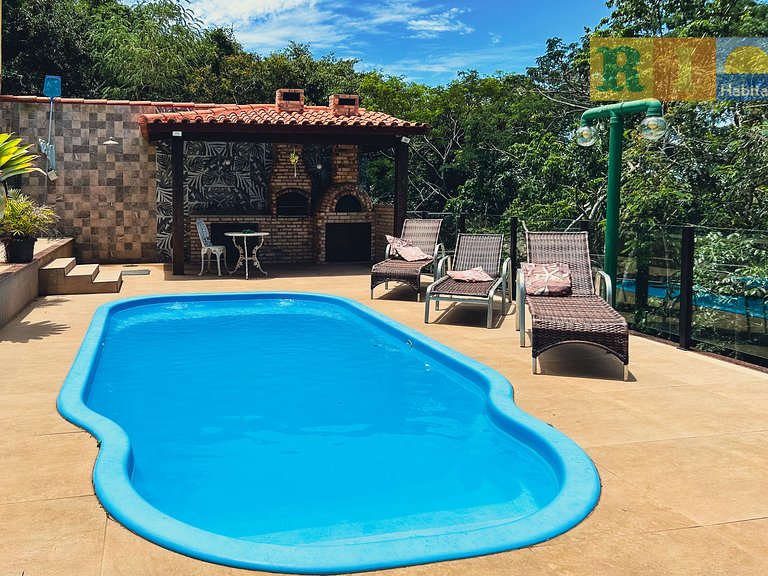 Montanha & Praia em Geribá: Conforto Familiar e Arara