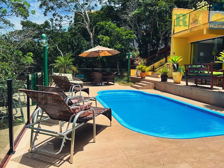 Montanha & Praia em Geribá: Conforto Familiar e Arara