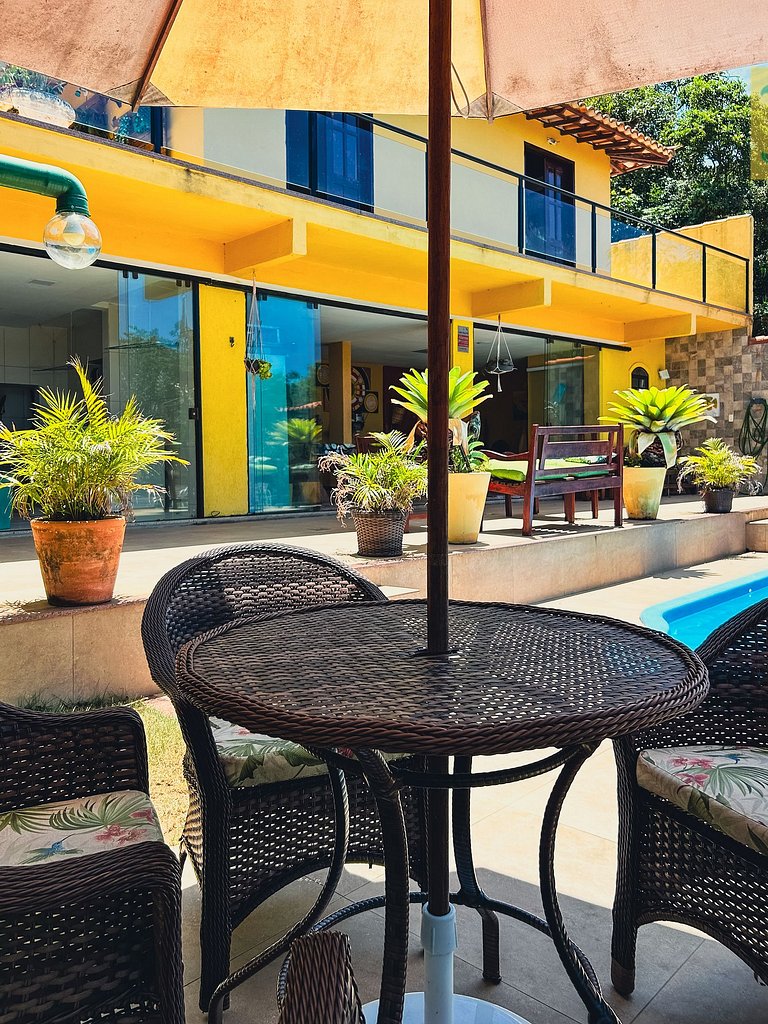 Montanha & Praia em Geribá: Conforto Familiar e Arara