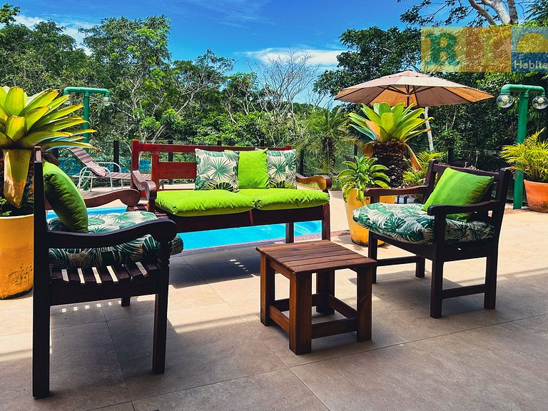 Montanha & Praia em Geribá: Conforto Familiar e Arara