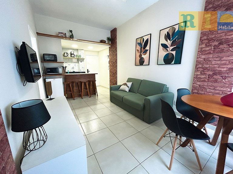 Apartment Almirante 702 - 1 Minute from Copacabana Beach