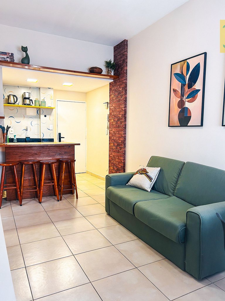 Apartment Almirante 702 - 1 Minute from Copacabana Beach