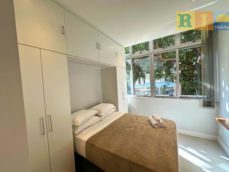 Exclusivo e silencioso apartamento de 1 quarto