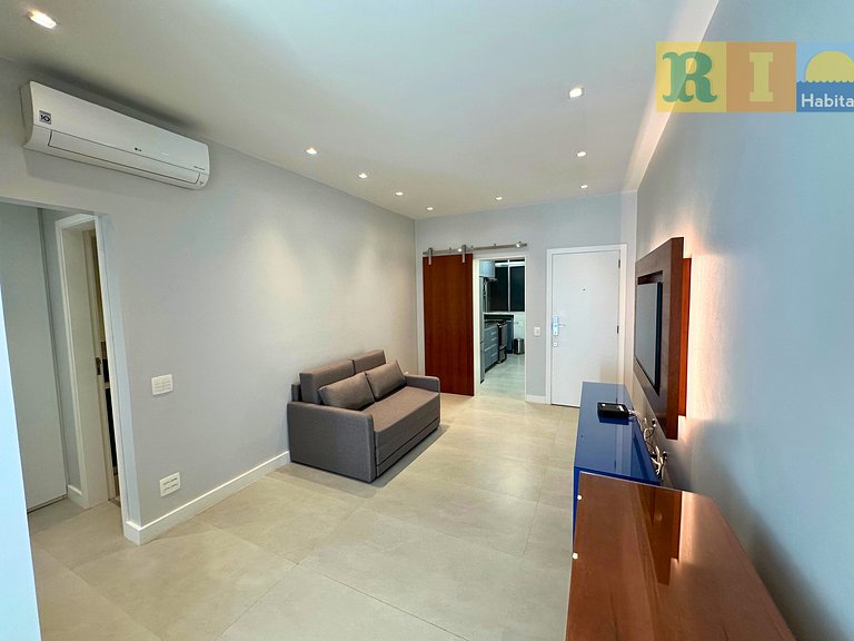 Exclusivo e silencioso apartamento de 1 quarto