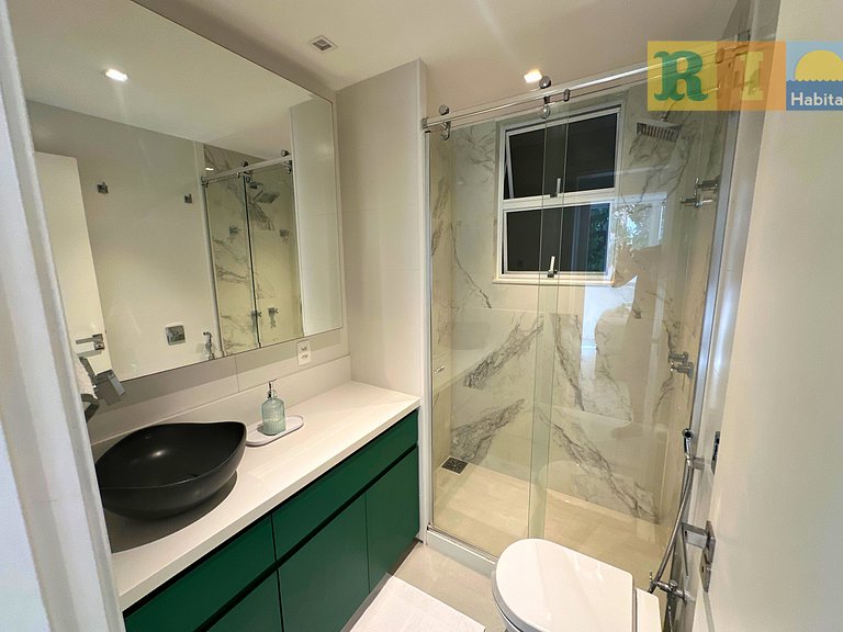 Exclusivo e silencioso apartamento de 1 quarto