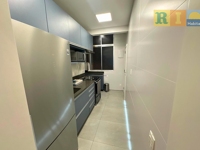 Exclusivo e silencioso apartamento de 1 quarto