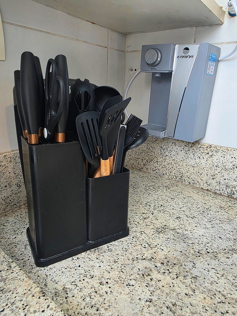 Rio Habitat: Flat com Churrasqueira e Piscina