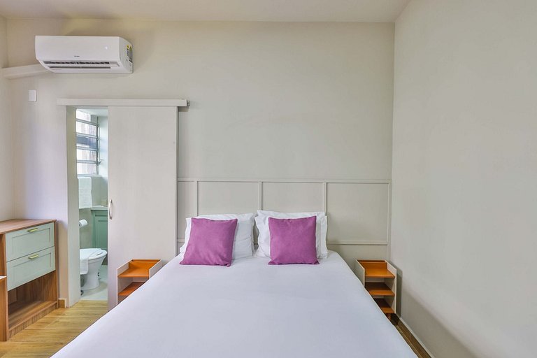 Studio design em Copacabana a 6 min da praia