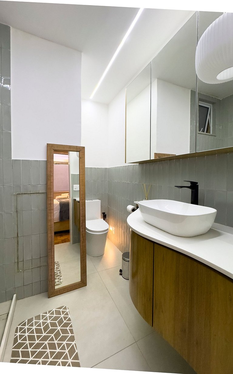 Modern garden with private backyard in Laranjeiras