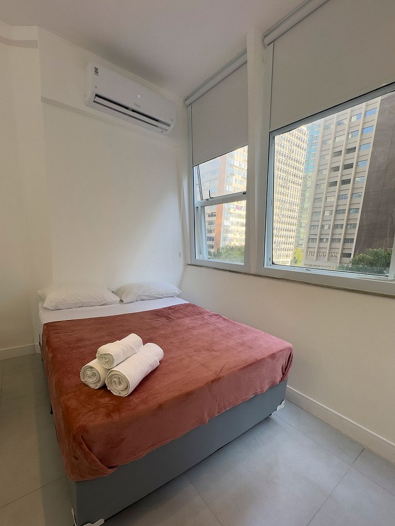 Design moderno e portaria 24h na Rio Branco