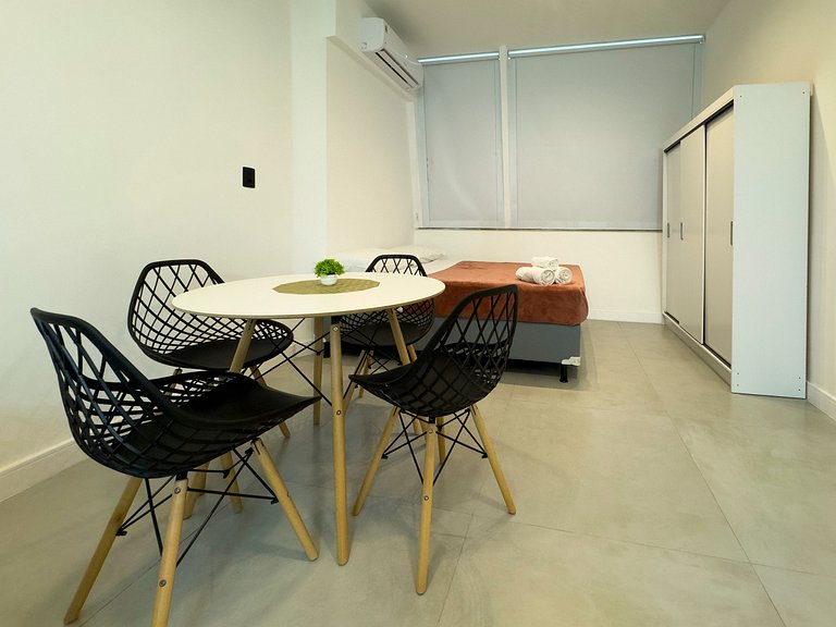 Design moderno e portaria 24h na Rio Branco