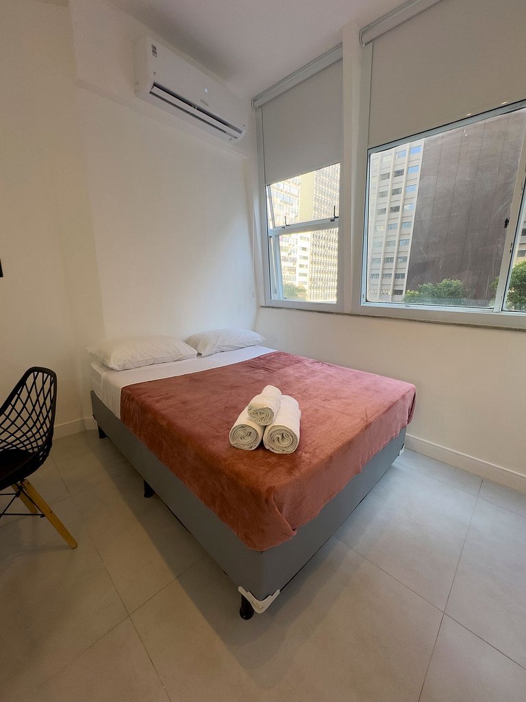 Design moderno e portaria 24h na Rio Branco