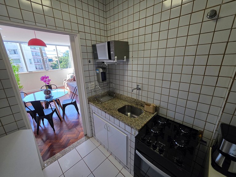 2 Habitaciones a 1 minuto de la Playa de Copacabana