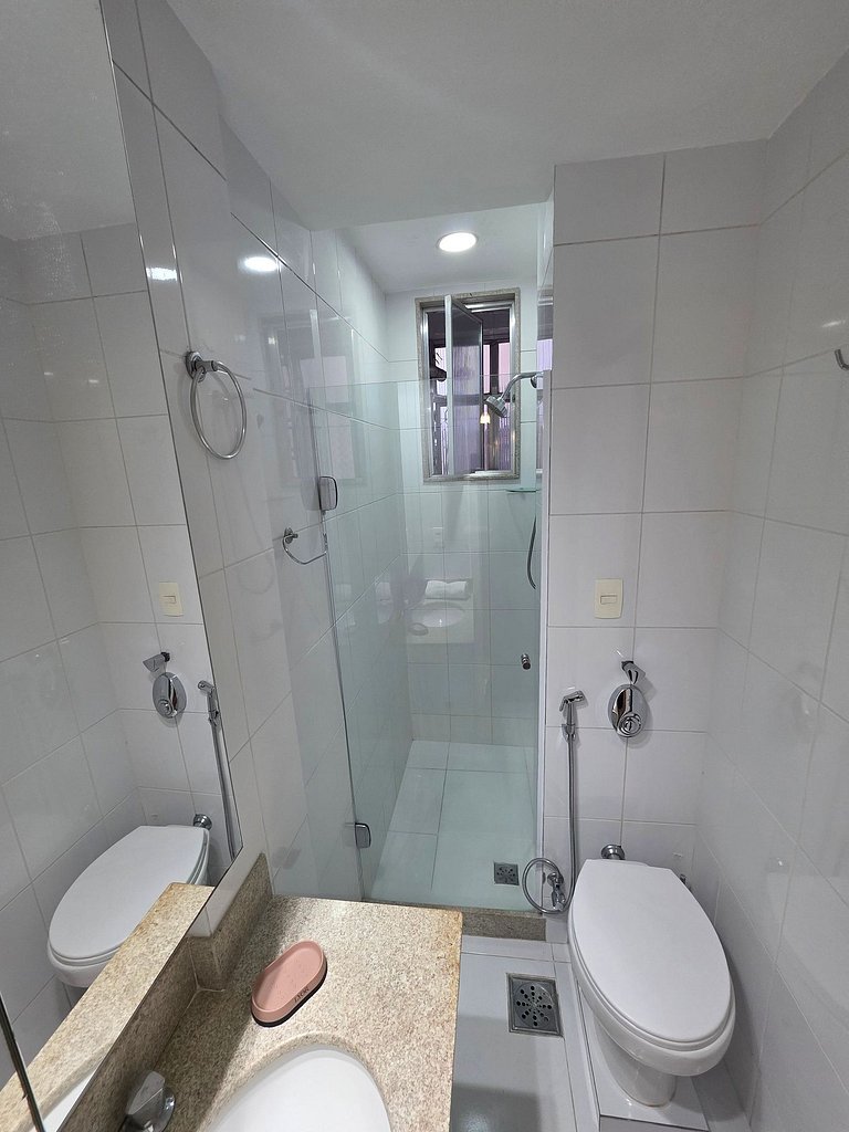 Copacabana: 2 bedrooms just 1 min from the beach