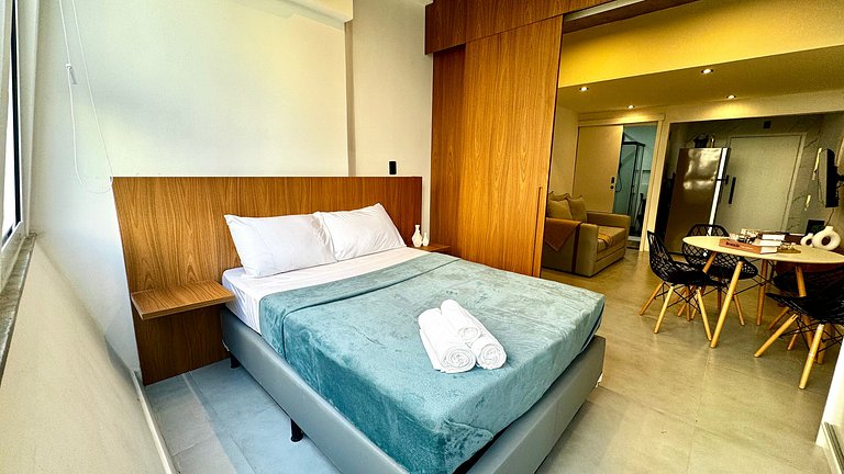 Design moderno e portaria 24h na Rio Branco