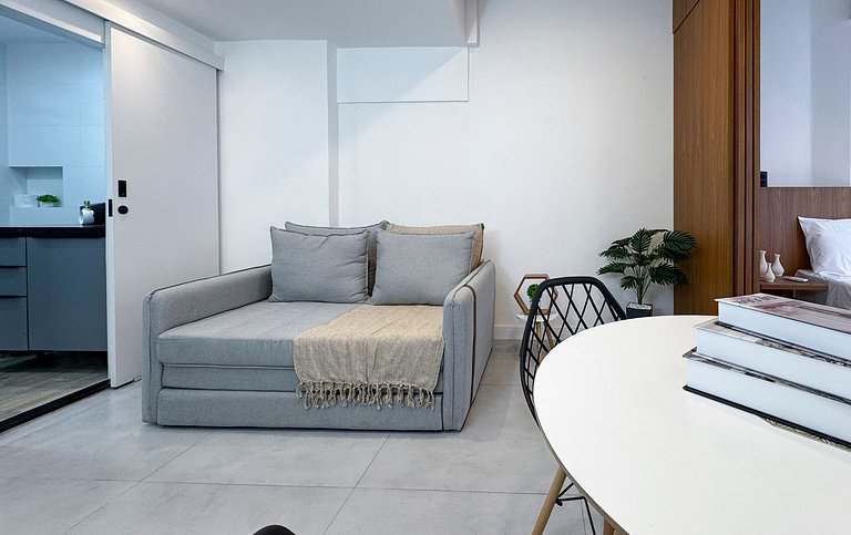 Design moderno e portaria 24h na Rio Branco