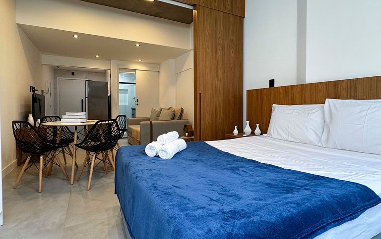 Design moderno e portaria 24h na Rio Branco