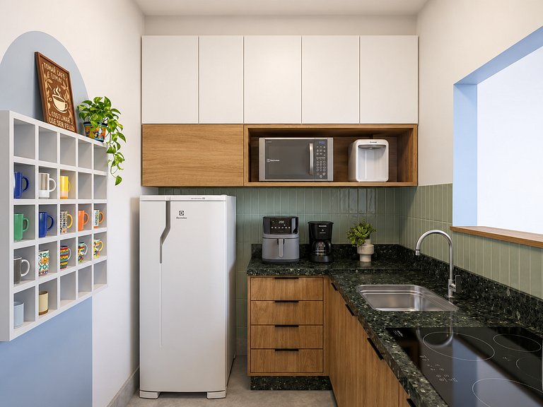 4 Qts Design moderno com vista lateral mar 1201